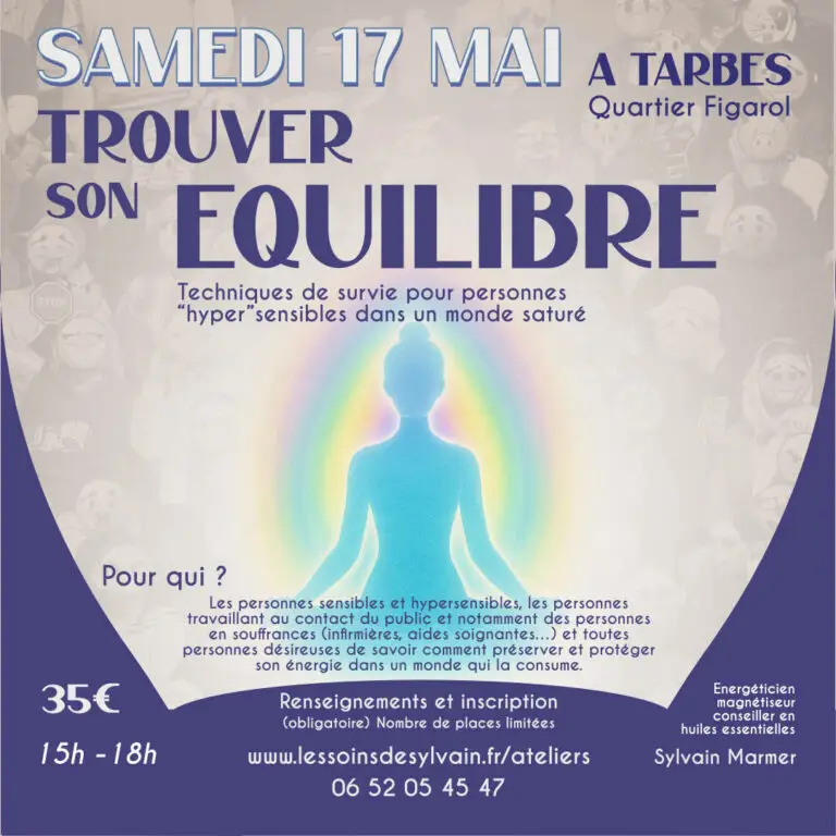 affiche trouver son équilibre